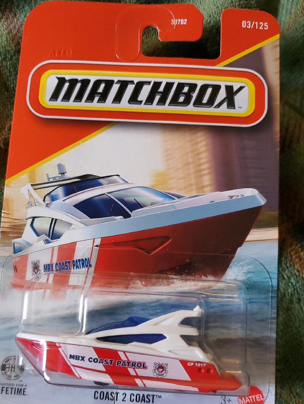 Matchbox MBX Coast Patrol Rescue Boat